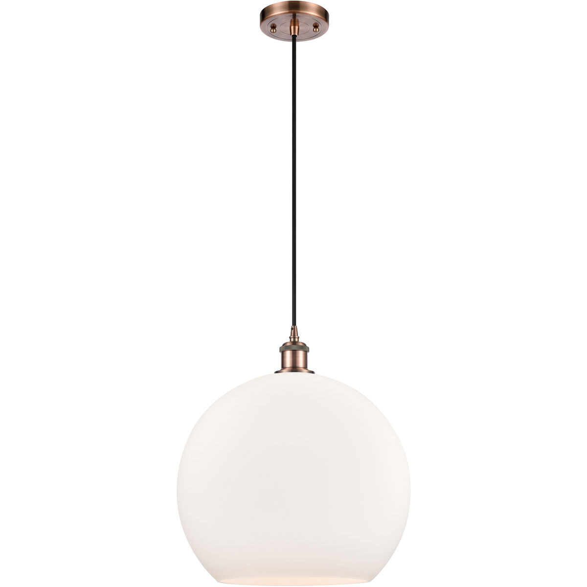 White and copper ceiling light online