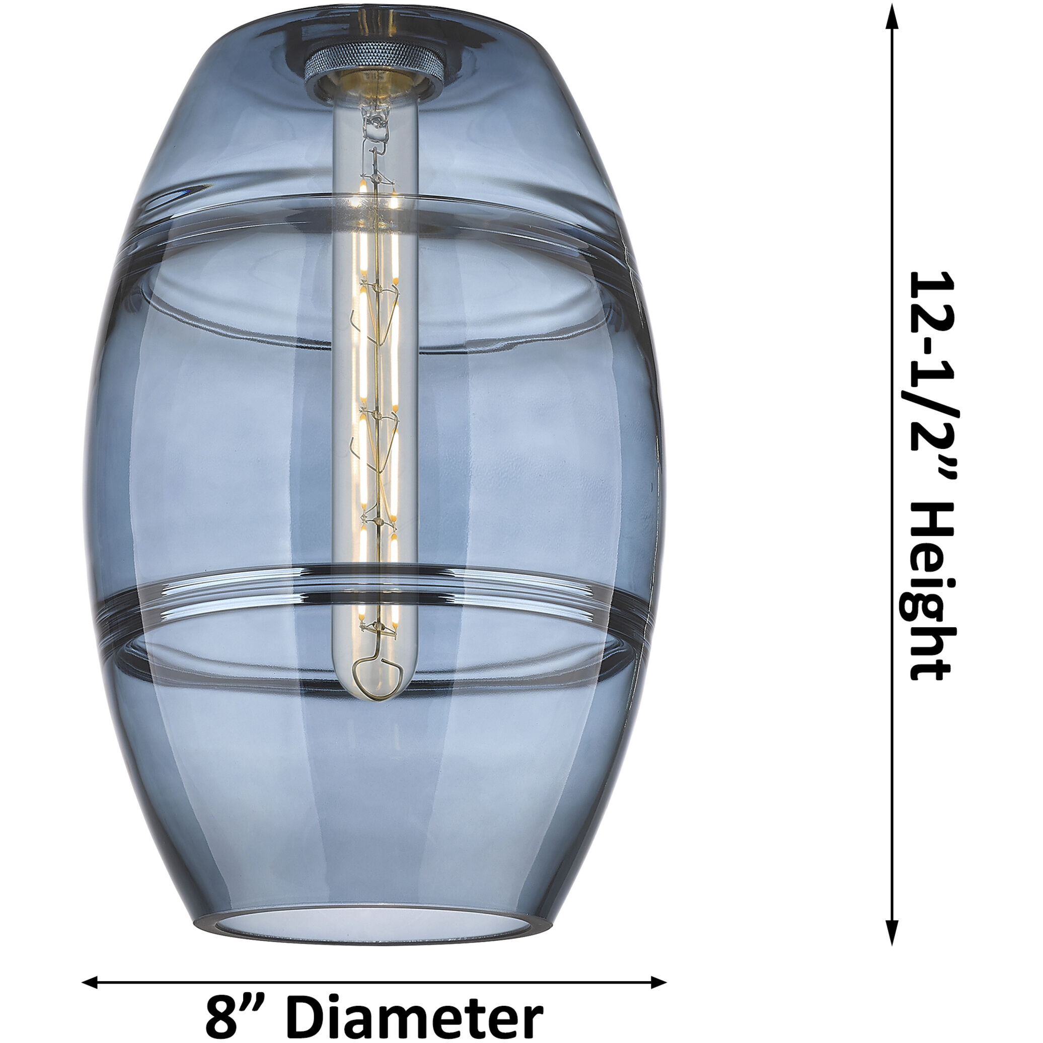 Ballston Vaz 5 Light 26 inch Satin Nickel Stem Hung Chandelier Ceiling Light in Light Smoke Glass