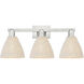 Natural Ballston Dome 3 Light 26.00 inch Bathroom Vanity Light