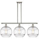 Ballston Rochester 3 Light 38.5 inch Polished Nickel Stem Hung Island Light Ceiling Light
