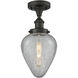 Geneseo 1 Light 6 inch Oil Rubbed Bronze Semi-Flush Mount Ceiling Light
