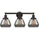 Fulton 3 Light 24.5 inch Oil Rubbed Bronze Bath Vanity Light Wall Light