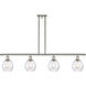 Ballston Small Waverly LED 48 inch Polished Nickel Island Light Ceiling Light, Ballston