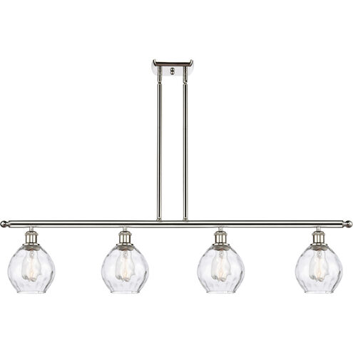 Ballston Small Waverly LED 48 inch Polished Nickel Island Light Ceiling Light, Ballston