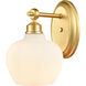 Amina LED 6.75 inch Satin Gold Bath Vanity Light Wall Light