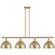 Ballston Urban 4 Light 48.13 inch Island Light