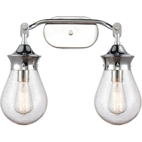 Genesis LED 18.25 inch Polished Chrome Bath Vanity Light Wall Light