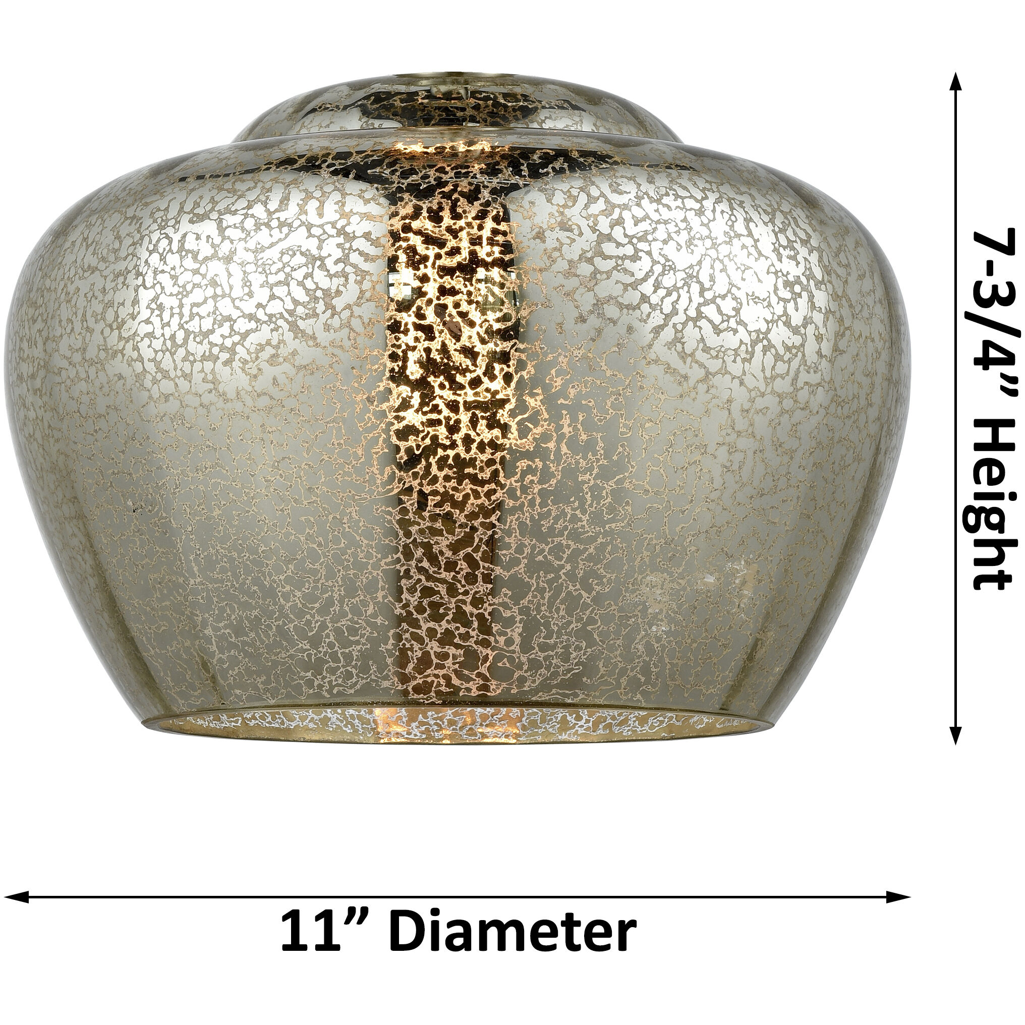 Large Fenton Mercury Glass