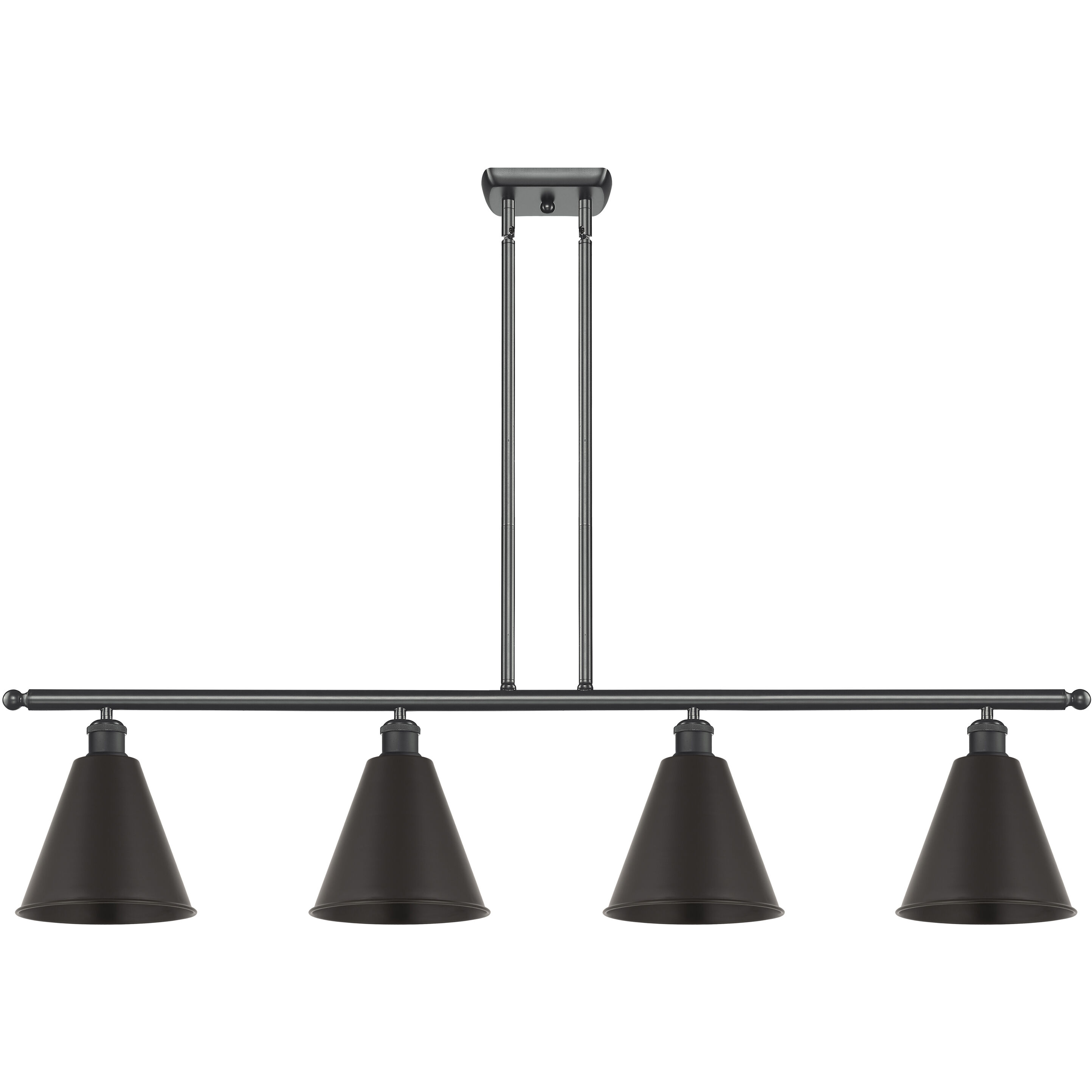 Ballston Cone 4 Light 48.00 inch Island Light