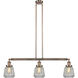 Franklin Restoration Chatham LED 39 inch Antique Copper Island Light Ceiling Light in Clear Glass, Franklin Restoration