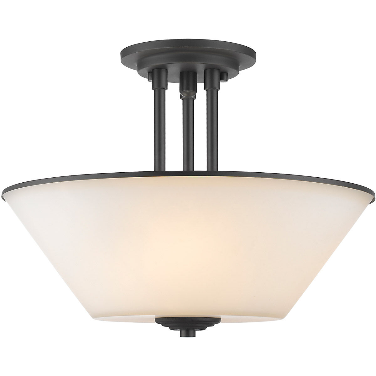 Jarra 3 Light 15.00 inch Semi-Flush Mount