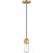 Franklin Restoration Bare Bulb 1 Light 3.38 inch Mini Pendant