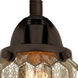 Nouveau 2 Chatham 2 Light 14 inch Oil Rubbed Bronze Bath Vanity Light Wall Light in Mercury Glass