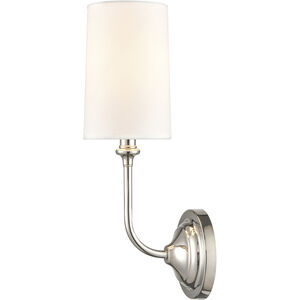 Giselle 1 Light 5 inch Polished Nickel Sconce Wall Light
