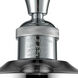 Franklin Restoration Large Oxford LED 12 inch Polished Chrome Semi-Flush Mount Ceiling Light, Franklin Restoration