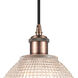 Ballston Arietta 1 Light 8 inch Antique Copper Mini Pendant Ceiling Light, Ballston
