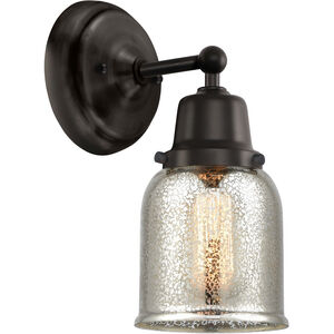 Aditi Small Bell LED 5 inch Matte Black Sconce Wall Light, Aditi
