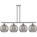 Ballston Athens Deco Swirl 4 Light 50.25 inch Island Light