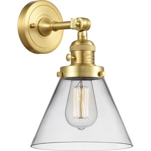 Cone LED 8 inch Satin Gold Wall Sconce Wall Light