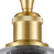 Ballston Athens 1 Light 8 inch Satin Gold Semi-Flush Mount Ceiling Light, Ballston