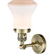 Franklin Restoration Bellmont LED 7 inch Antique Brass Sconce Wall Light, Franklin Restoration