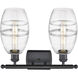 Ballston Vaz 2 Light 15.88 inch Matte Black Bath Vanity Light Wall Light