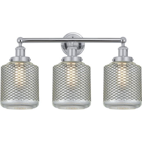 Stanton 3 Light 24 inch Polished Chrome Bath Vanity Light Wall Light