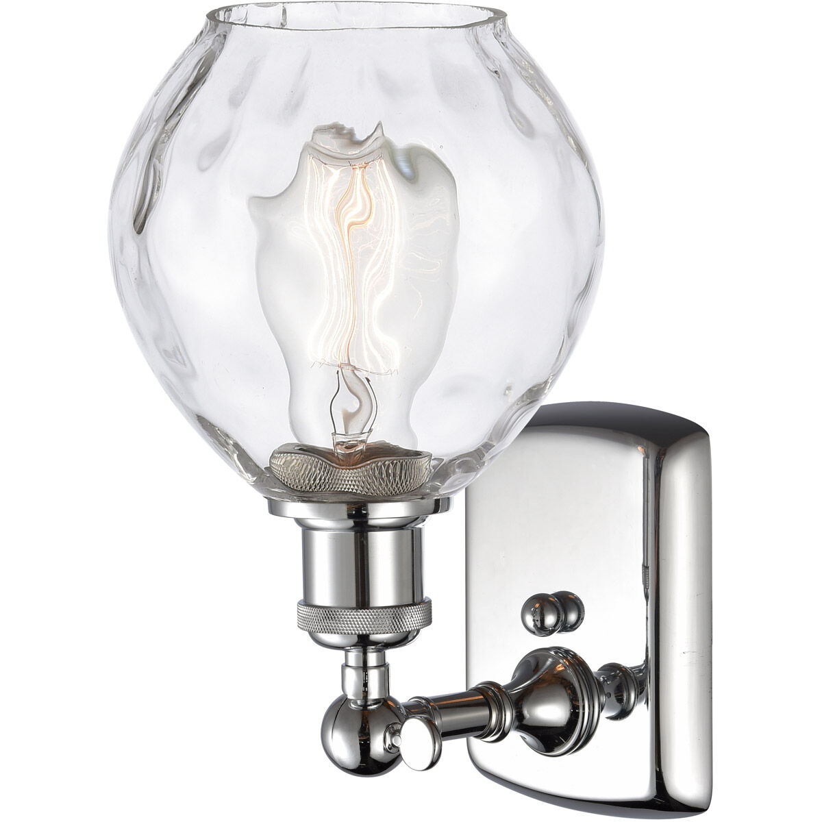 Ballston Small Waverly LED 6 inch Polished Chrome Sconce Wall Light, Ballston