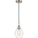 Edison Cindyrella LED 6 inch Brushed Satin Nickel Mini Pendant Ceiling Light