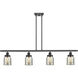 Small Bell LED 48 inch Matte Black Island Light Ceiling Light, Ballston