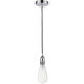 Ballston Edison LED 3.75 inch Polished Chrome Mini Pendant Ceiling Light, Ballston