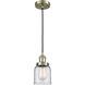 Franklin Restoration Small Bell 1 Light 5.00 inch Mini Pendant