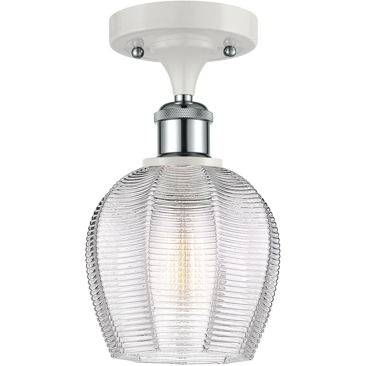 Ballston Norfolk 1 Light 5.75 inch Semi-Flush Mount