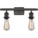 Ballston Bare Bulb LED 16 inch Oil Rubbed Bronze Bath Vanity Light Wall Light, Ballston