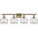 Ballston Rochester 4 Light 38 inch Brushed Brass Bath Vanity Light Wall Light