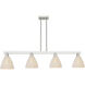 Natural Ballston Dome 4 Light 48.00 inch Island Light