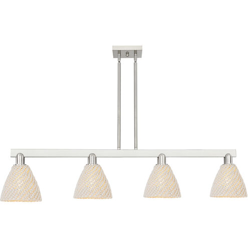 Natural Ballston Dome Island Light Ceiling Light in Brushed Satin Nickel