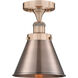 Appalachian 1 Light 8 inch Antique Copper Semi-Flush Mount Ceiling Light