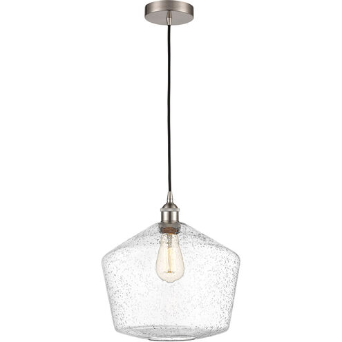 Edison Cindyrella 1 Light 12 inch Brushed Satin Nickel Mini Pendant Ceiling Light