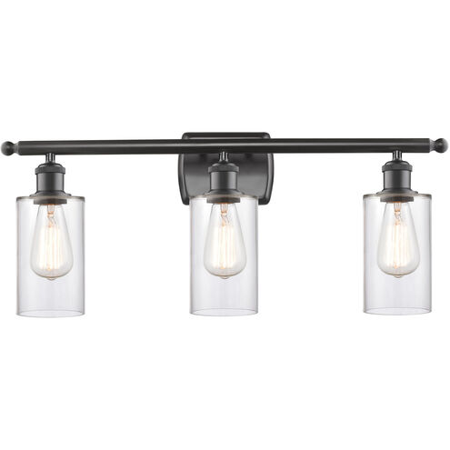 Ballston Clymer LED 26 inch Oil Rubbed Bronze Bath Vanity Light Wall Light in Clear Glass, Ballston