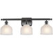 Ballston Dayton LED 26 inch Oil Rubbed Bronze Bath Vanity Light Wall Light in White Glass, Ballston