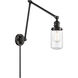 Dover 30 inch 60.00 watt Matte Black Swing Arm Wall Light, Franklin Restoration