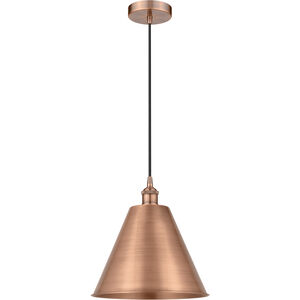 Edison Cone LED 12 inch Antique Copper Mini Pendant Ceiling Light