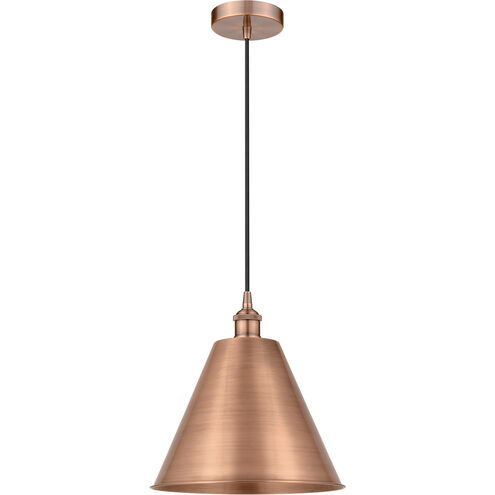 Edison Cone LED 12 inch Antique Copper Mini Pendant Ceiling Light
