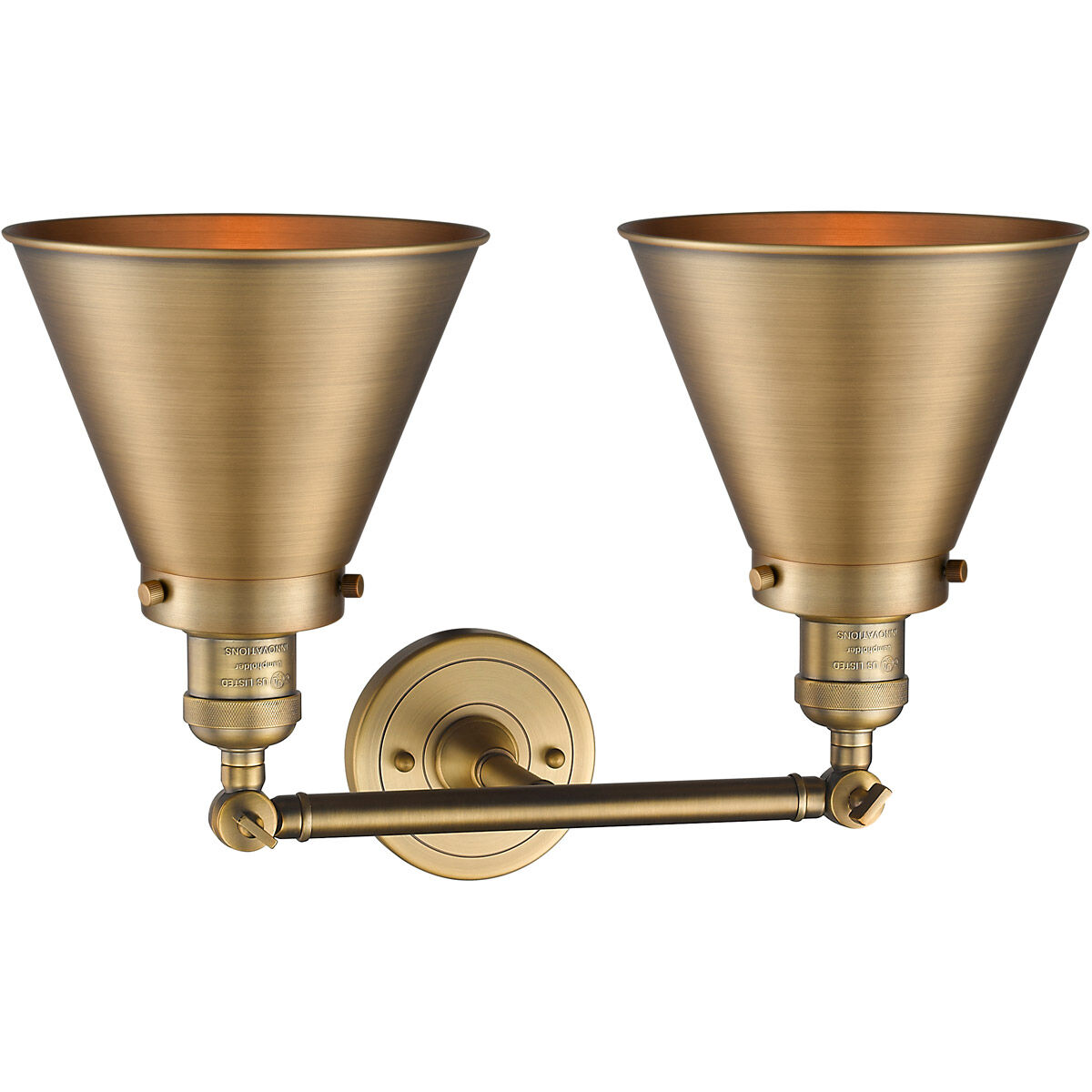 Franklin Restoration Appalachian LED 18 inch Brushed Brass Bath Vanity Light Wall Light, Franklin Restoration