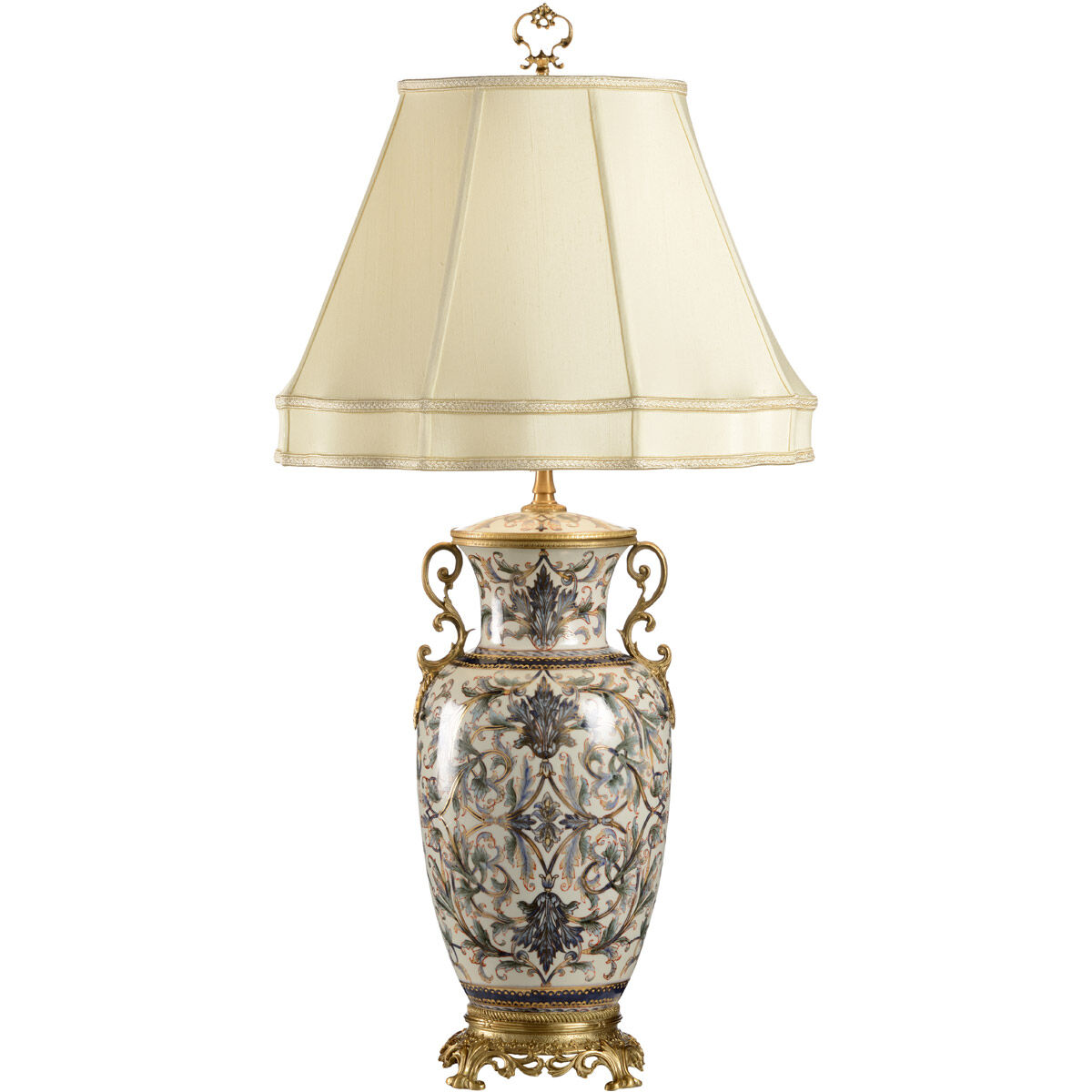 Wildwood 34 inch 100.00 watt Hand Painted Table Lamp Portable Light