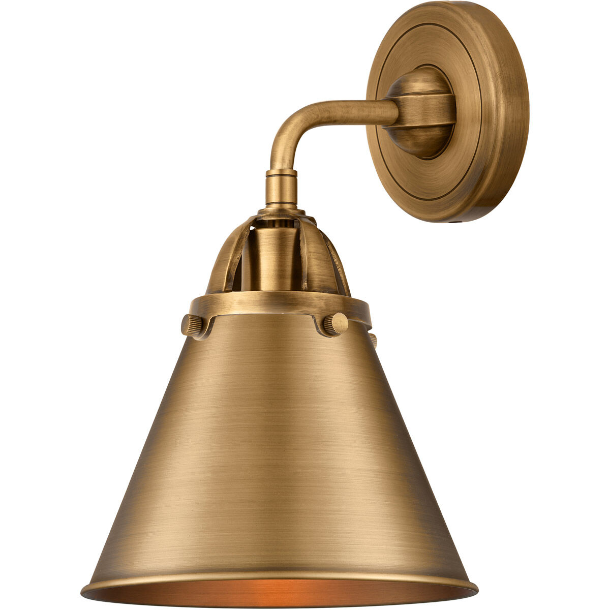 Nouveau 2 Appalachian LED 8 inch Brushed Brass Sconce Wall Light