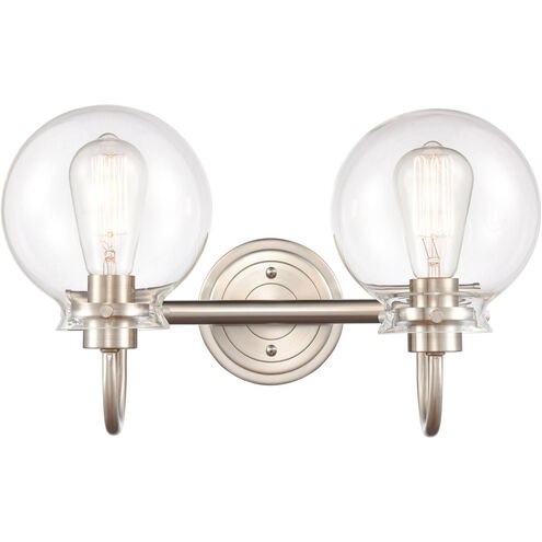 Olivia LED 17 inch Satin Nickel Bath Vanity Light Wall Light