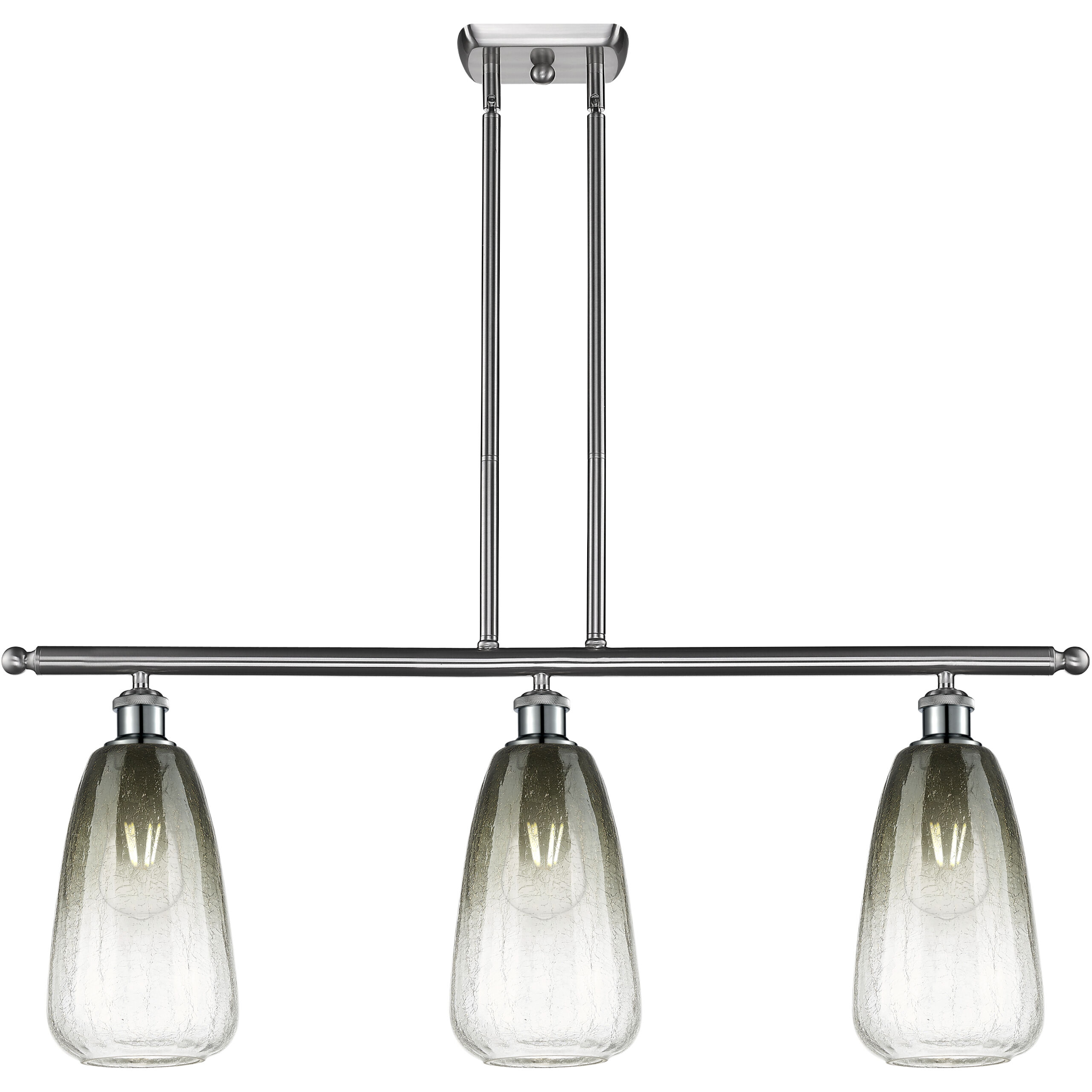 Ballston Brookhaven Almond 3 Light 36.00 inch Island Light