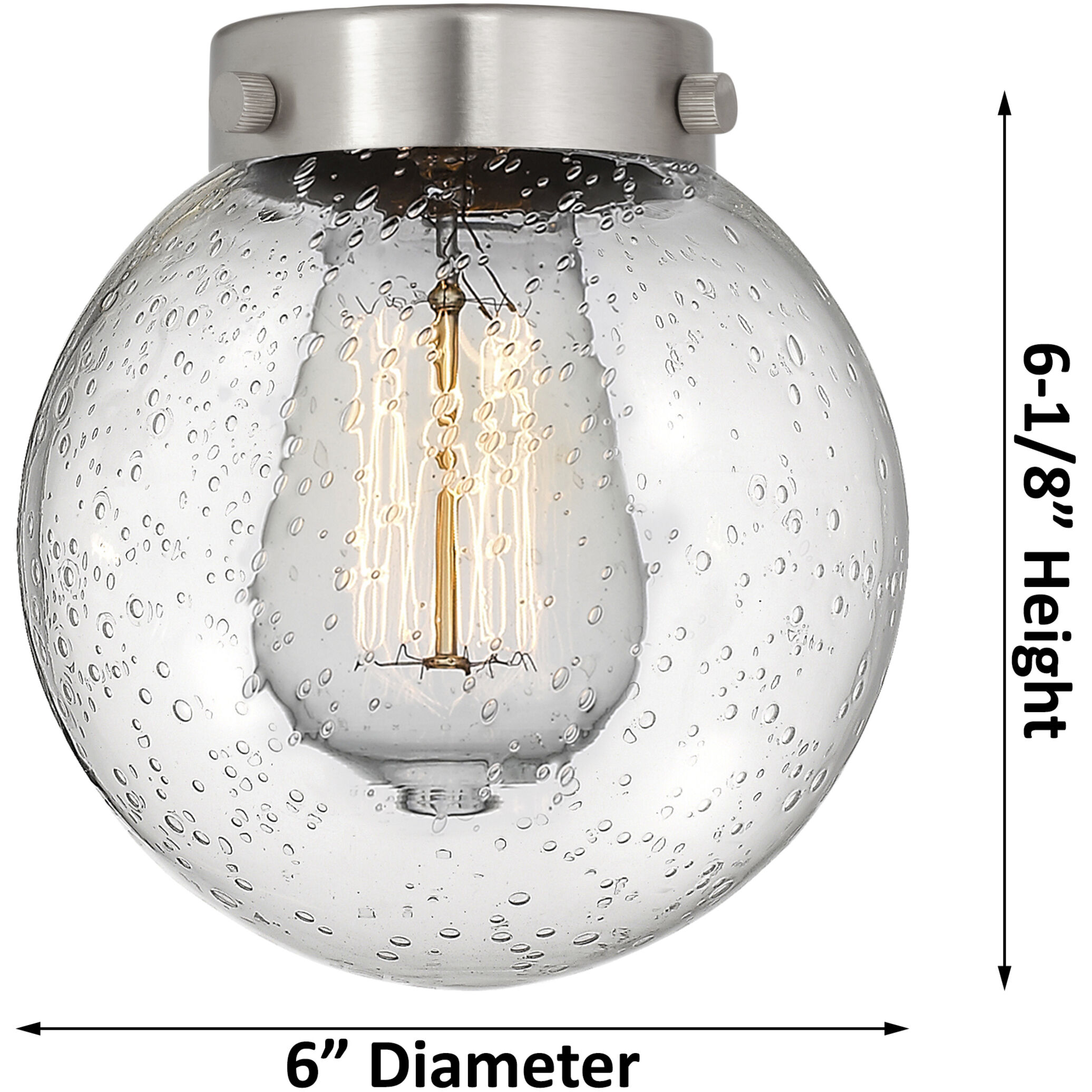 Ballston Beacon LED 36 inch Matte Black Island Light Ceiling Light in Seedy Glass, Ballston